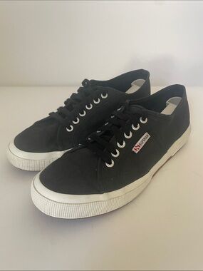 Superga 2750 Black Canvas Sneakers Women’s 10.5 / Men’s 9 EU 42